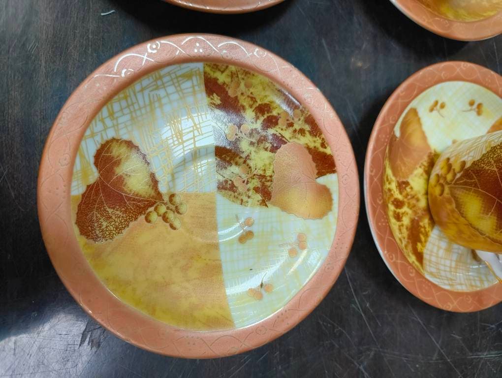 سرویس قهوه خوری ژاپنی قدیمی — تصویر ۶