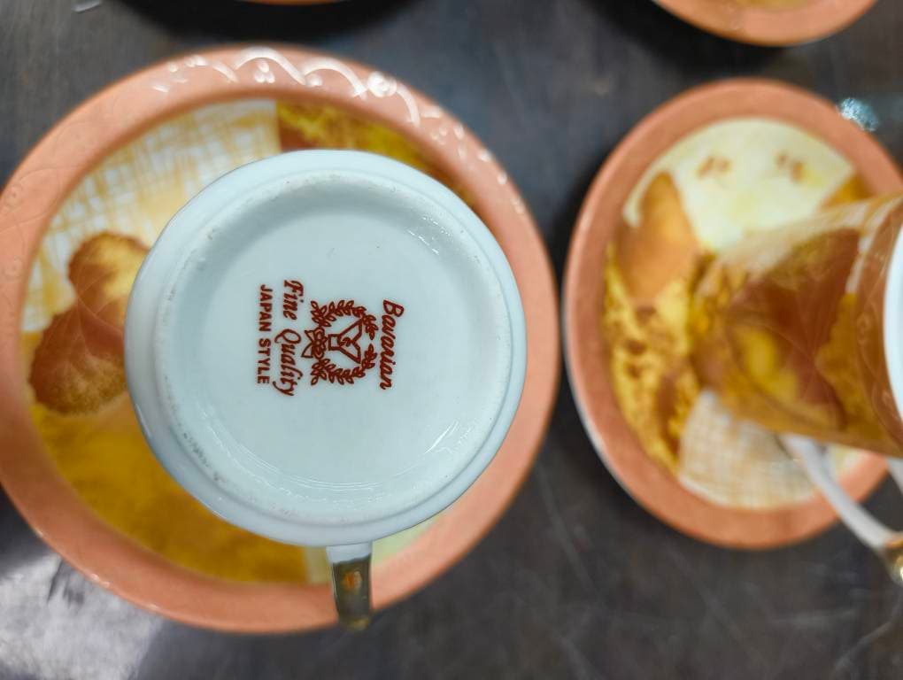 سرویس قهوه خوری ژاپنی قدیمی — تصویر ۷