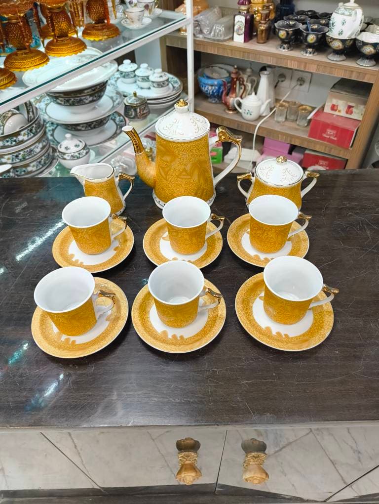 سرویس قهوه خوری ژاپنی قدیمی — تصویر ۹