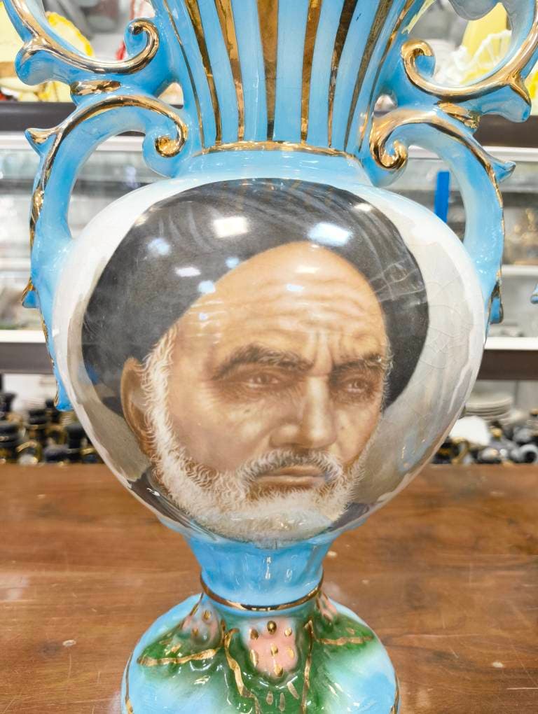 گلدان قصاعی قدیمی فوق کم یاب و کلکسیونی — تصویر ۴