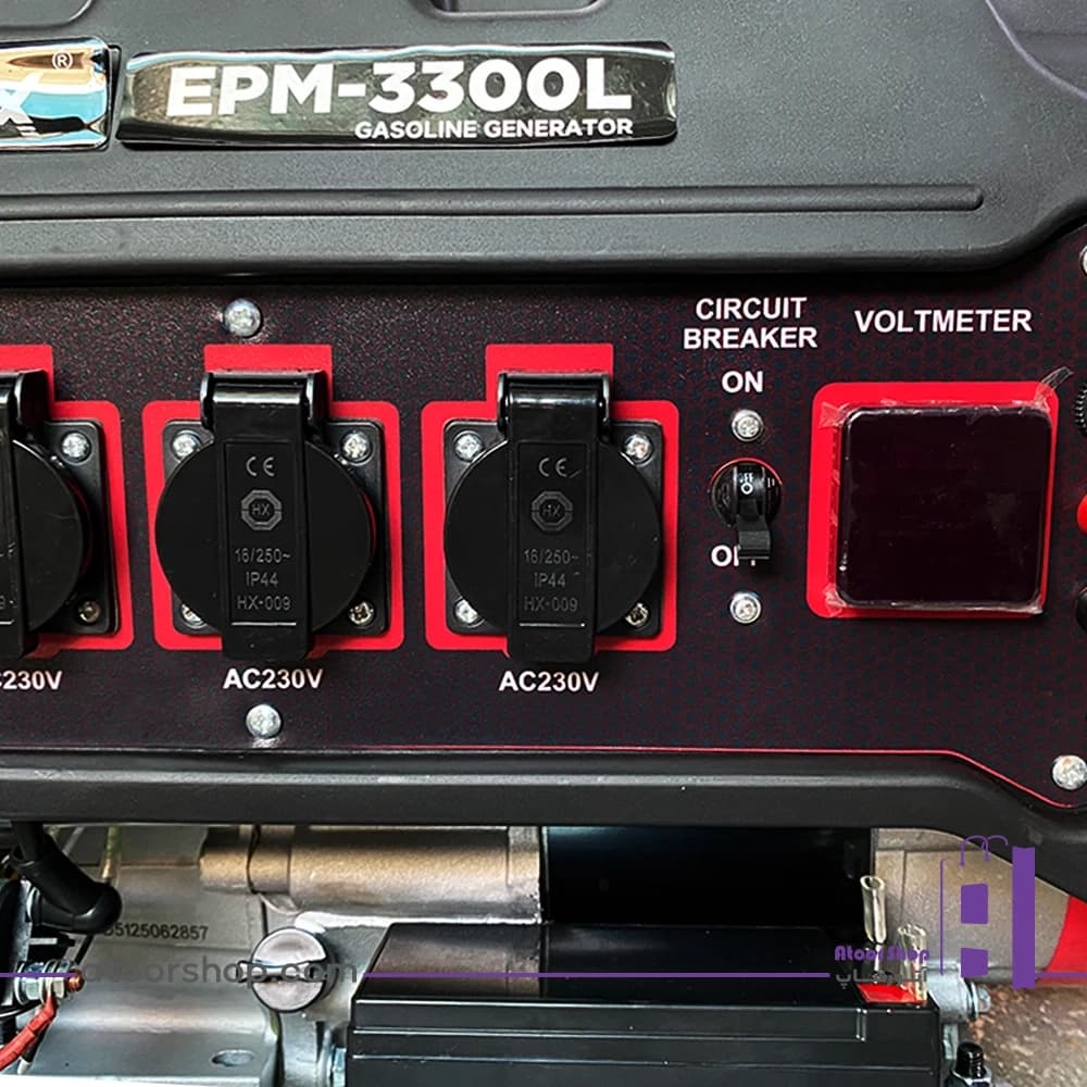 موتور برق 3.3 کیلووات استارتی بنزینی ادون EDON مدل EPM-3300L — تصویر ۷