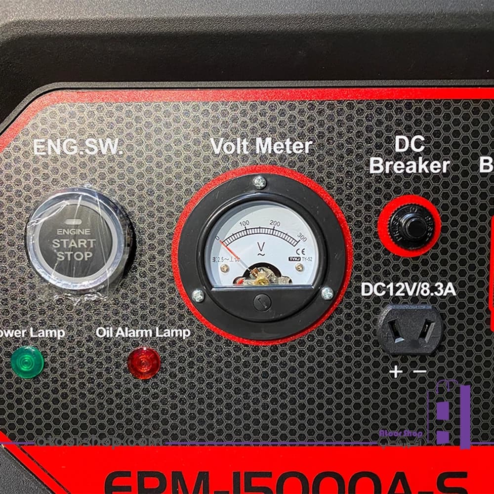 موتور برق 13 کیلووات استارتی بنزینی تکفاز ادون EDON مدل EPM-15000A-S — تصویر ۵