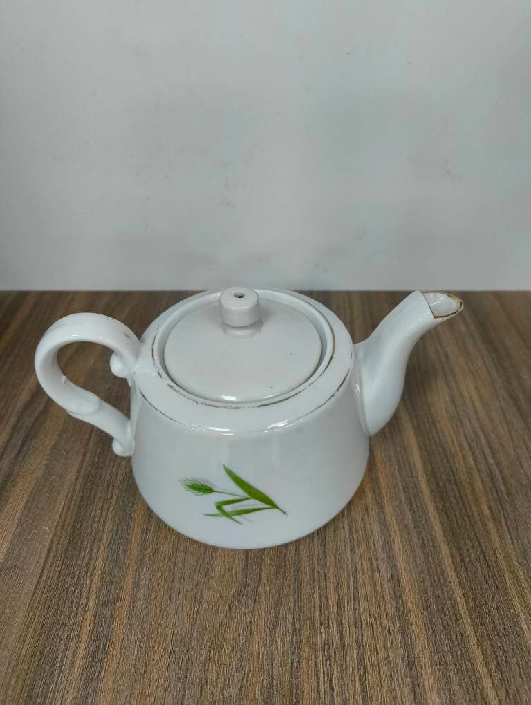 قوری گل گندمی ژاپنی قدیمی — تصویر ۴