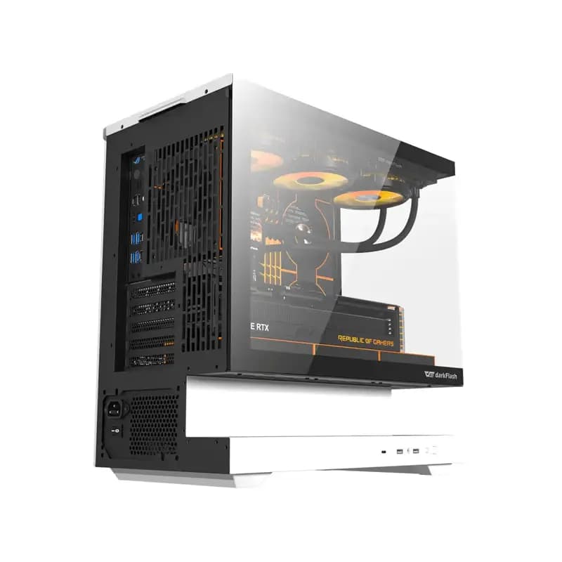 کیس کامپیوتر دارک فلش FLOATRON F1 M-ATX WH — تصویر ۳