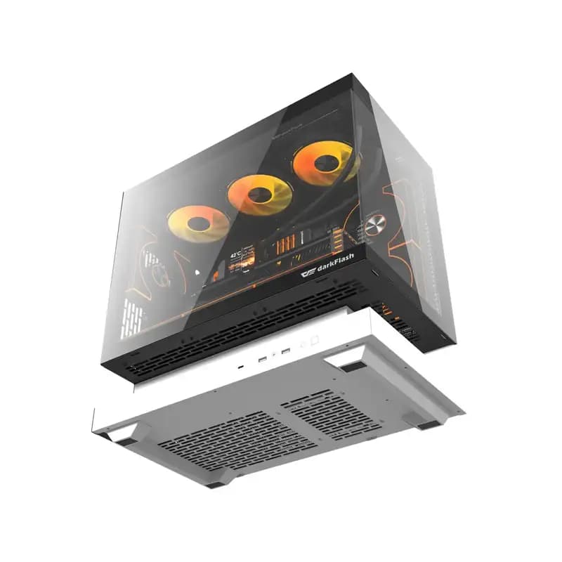 کیس کامپیوتر دارک فلش FLOATRON F1 M-ATX WH — تصویر ۶