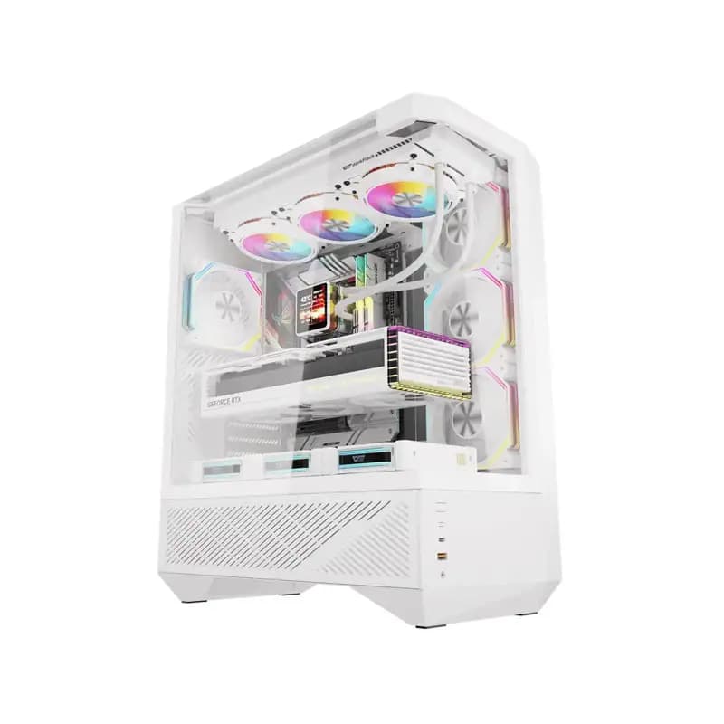 کیس کامپیوتر دارک فلش DY460 ATX WH — تصویر ۲