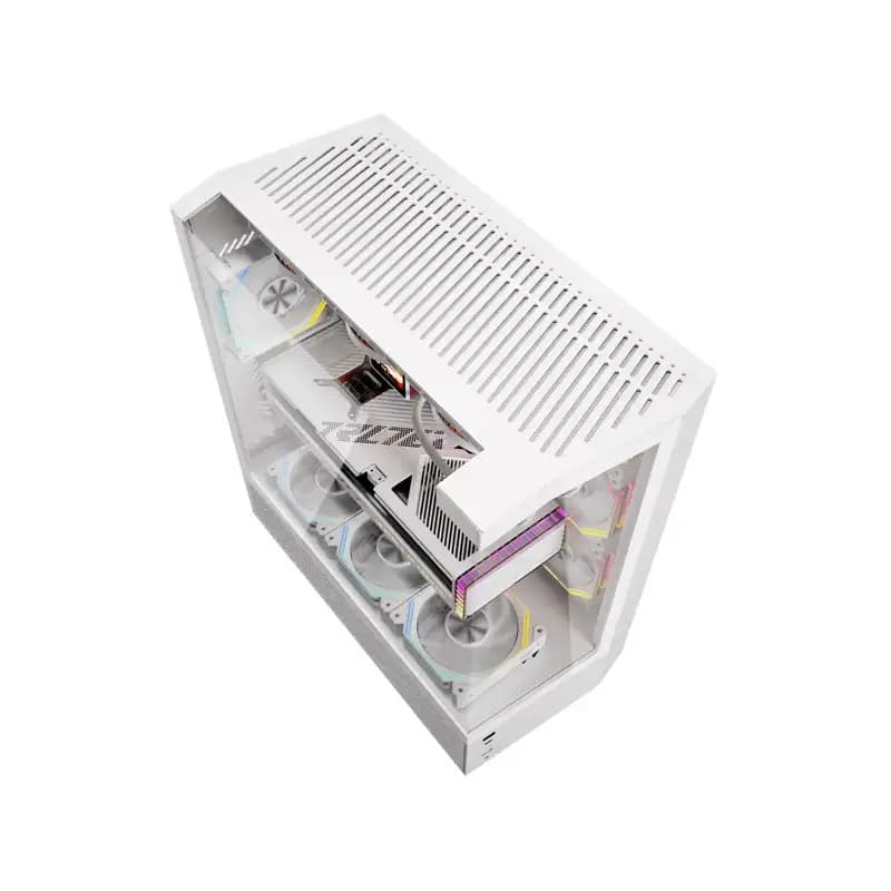 کیس کامپیوتر دارک فلش DY460 ATX WH — تصویر ۵