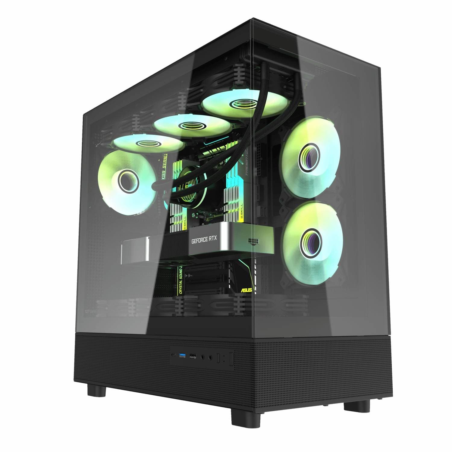 کیس کامپیوتر دارک فلش مدل DPX90 ATX 3 Fan Argb