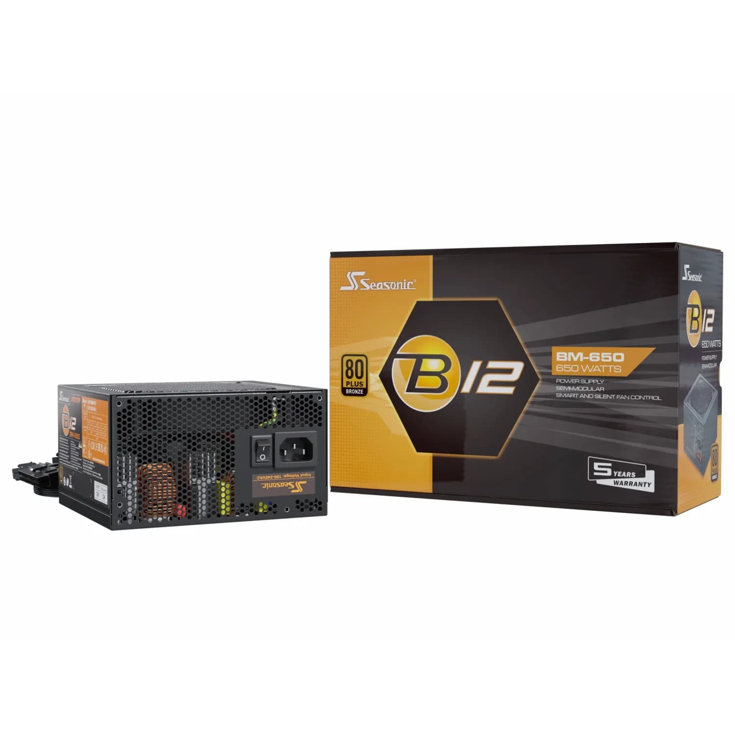 پاور Seasonic B12 BM 650W Bronze — تصویر ۲