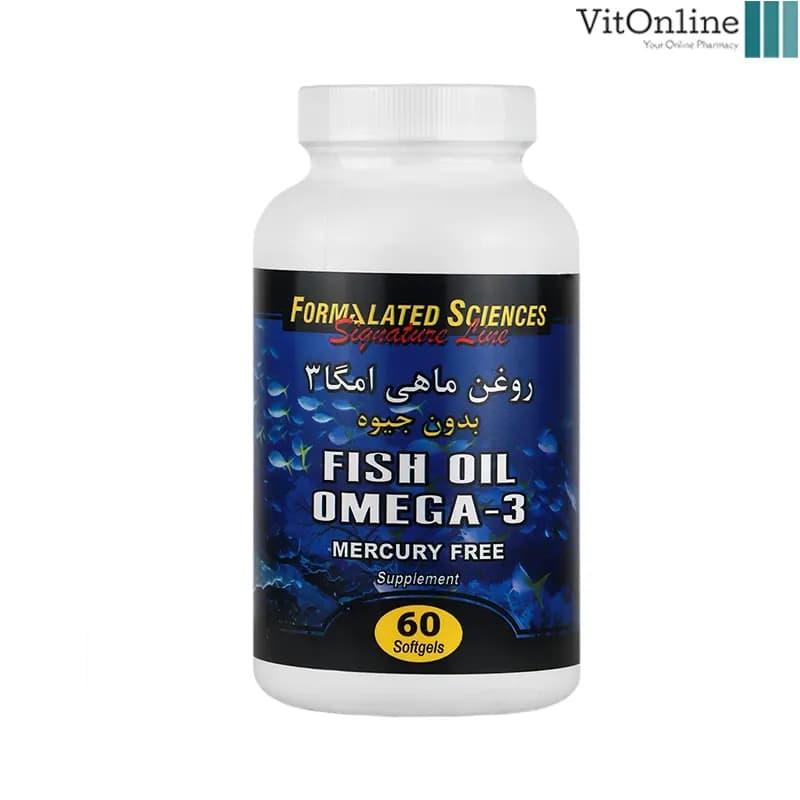 روغن ماهی امگا 3 بدون جیوه (60 عددی) — تصویر ۸