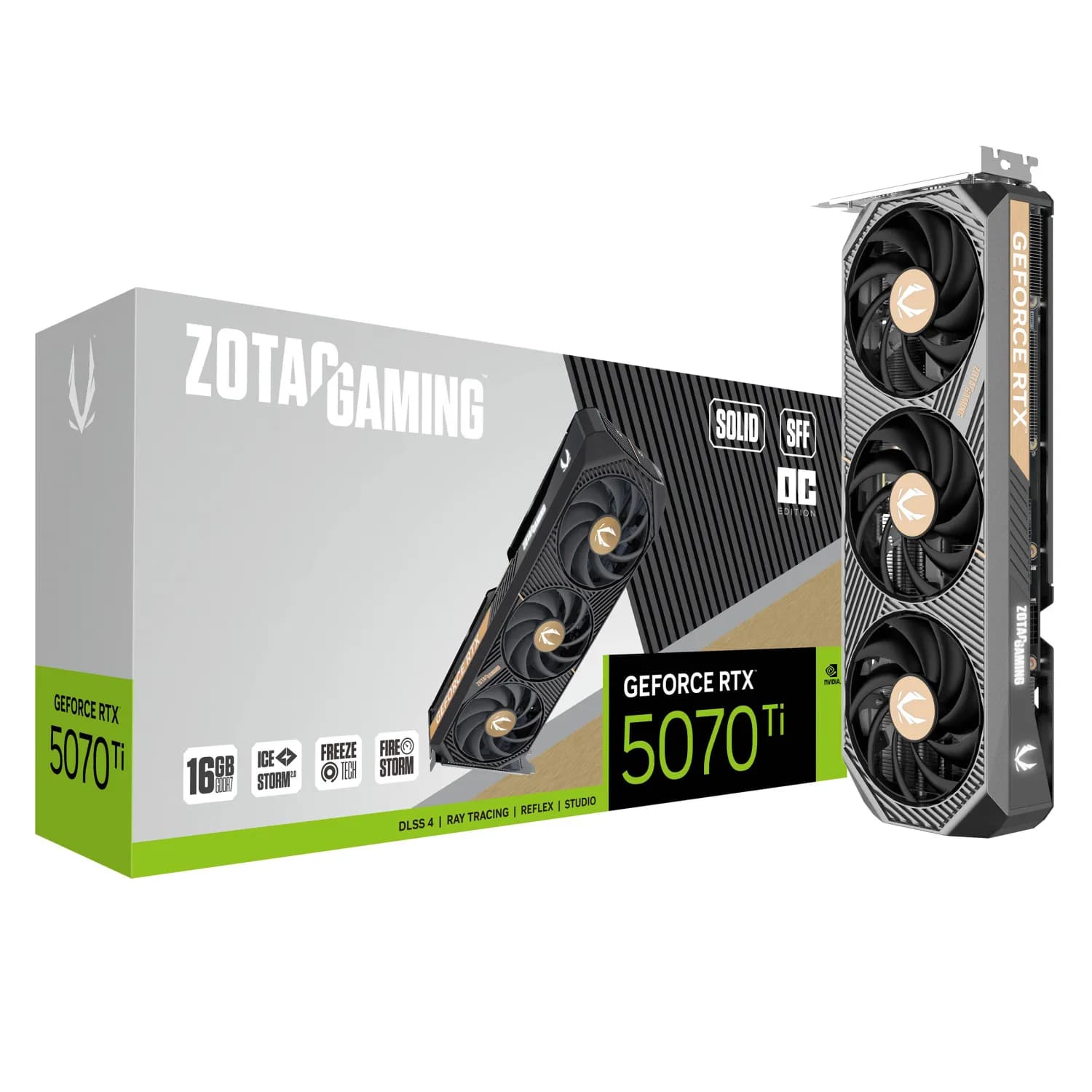 کارت گرافیک زوتک Gaming GeForce RTX 5070 TI SOLID SFF OC 16GB