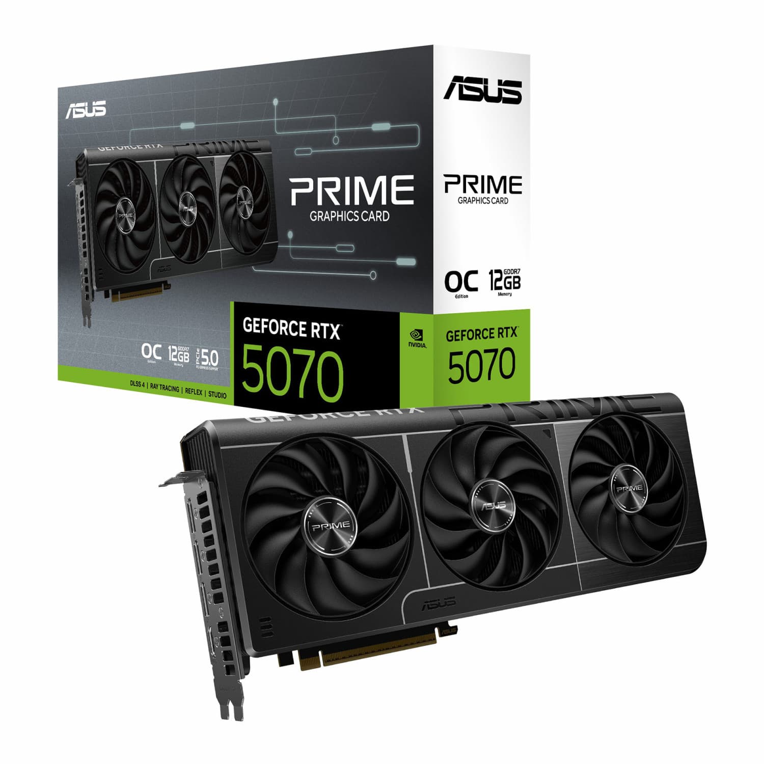 کارت گرافیک ایسوس PRIME GeForce RTX 5070 12GB OC Edition — تصویر ۲