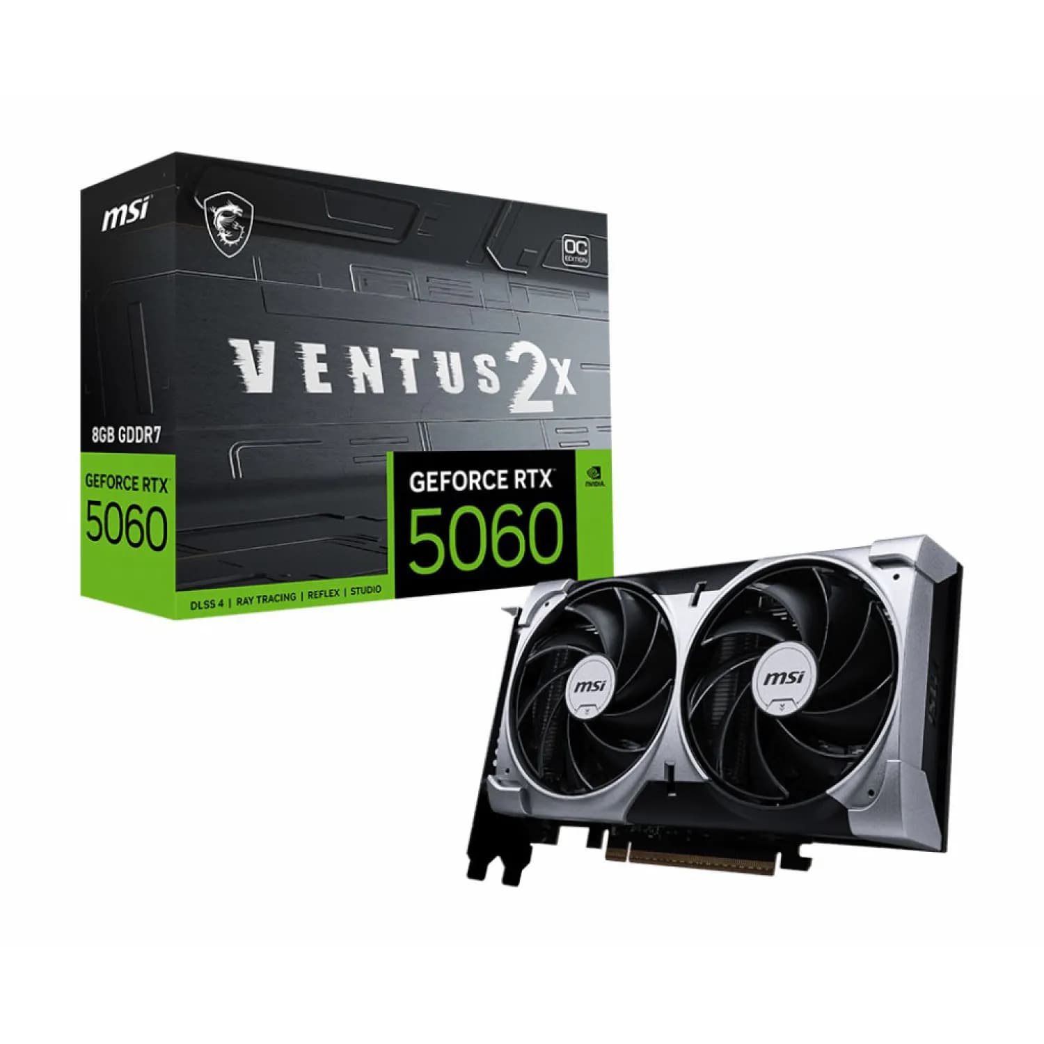 کارت گرافیک ام اس ای GeForce RTX 5060 VENTUS 2X OC 8GB