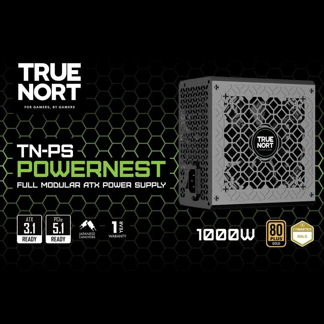 پاور TRUE NORT TN-1000 Gold Full Modullar ATX 3.1 — تصویر ۶