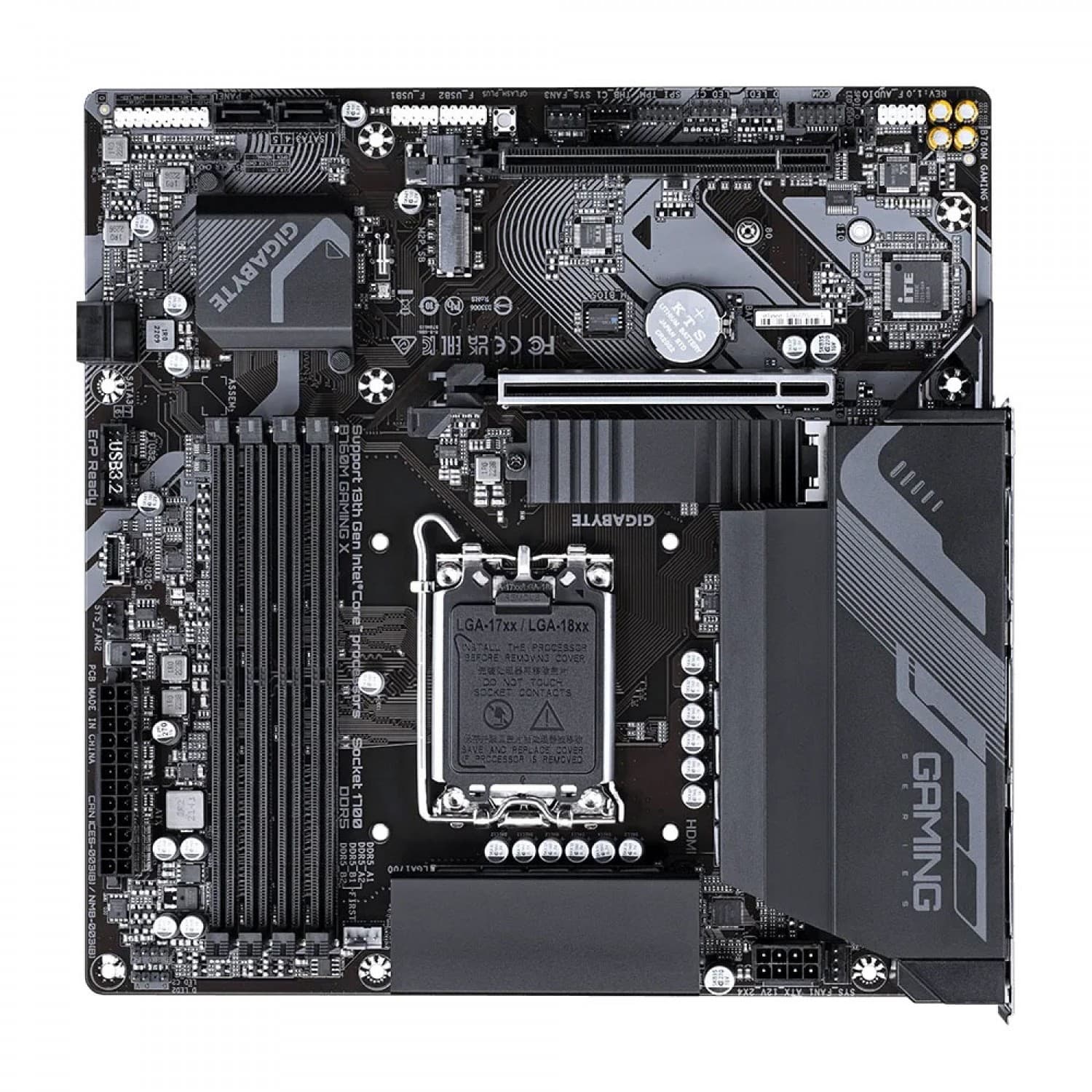 مادربرد GIGABYTE B760M GAMING X — تصویر ۳