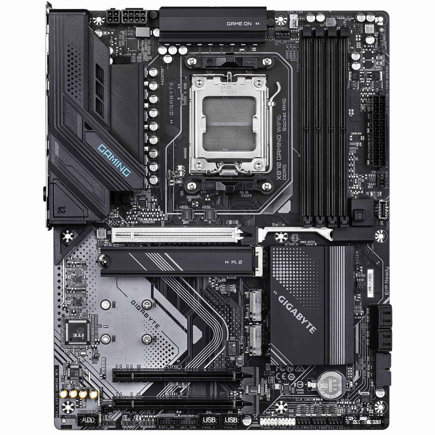 مادربرد GIGABYTE X870 GAMING X WIFI6 — تصویر ۳