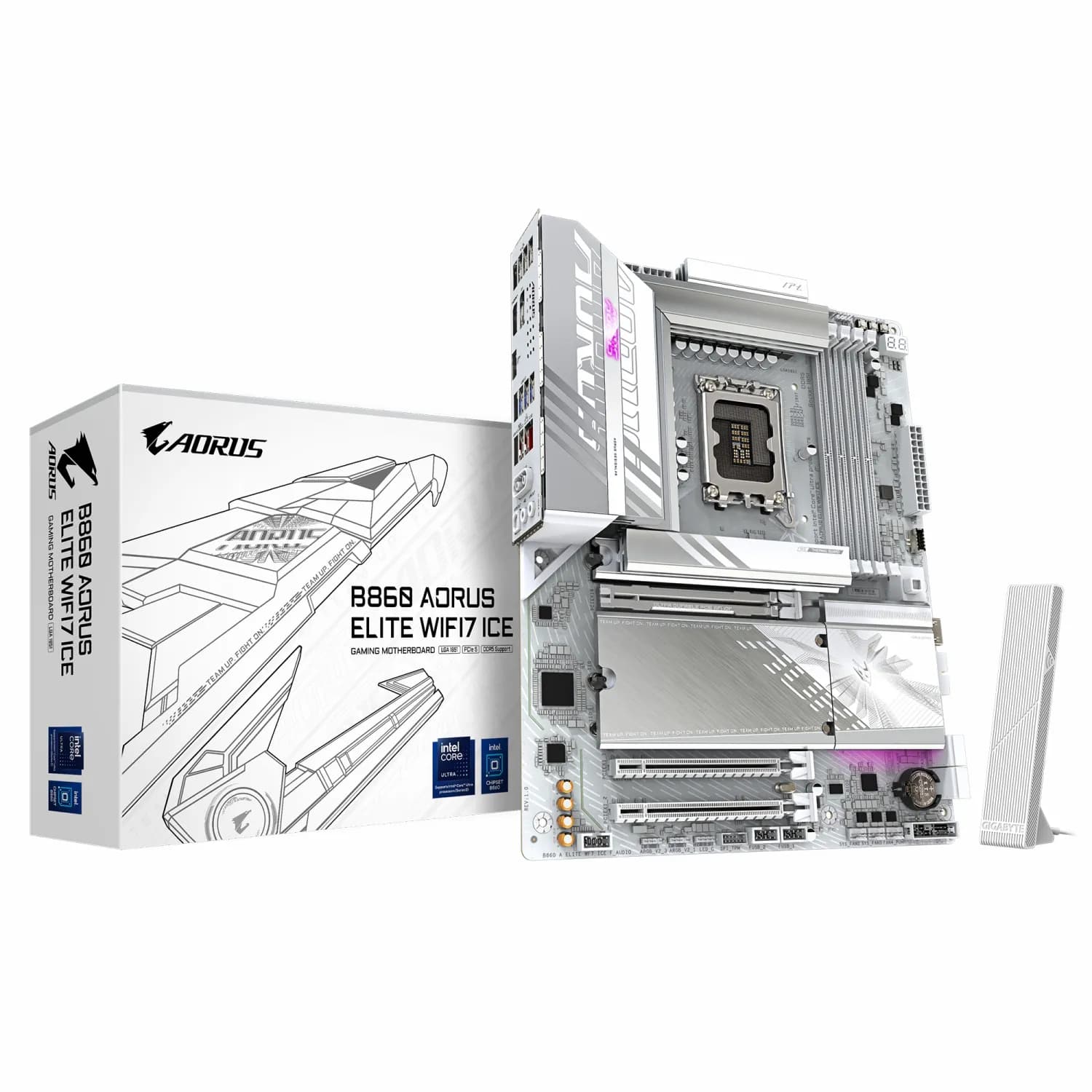 مادربرد GIGABYTE B860 AORUS ELITE WIFI7 ICE