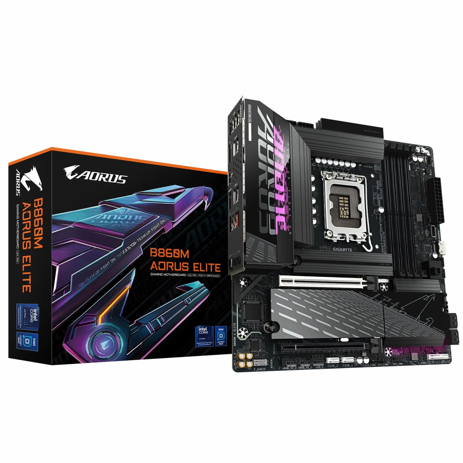 مادربرد GIGABYTE B860M AORUS ELITE — تصویر ۲