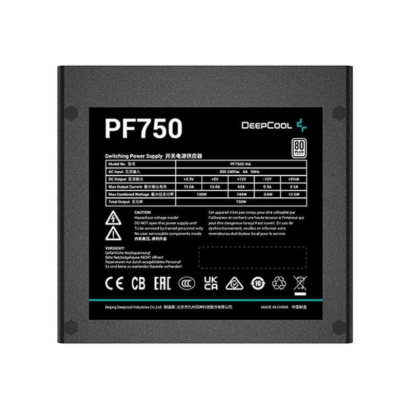 پاور دیپ کول مدل PF750 80Plus White — تصویر ۸