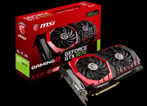 کارت گرافیک Geforce GTX 1070 MSI GamingX 8GB GDDR5