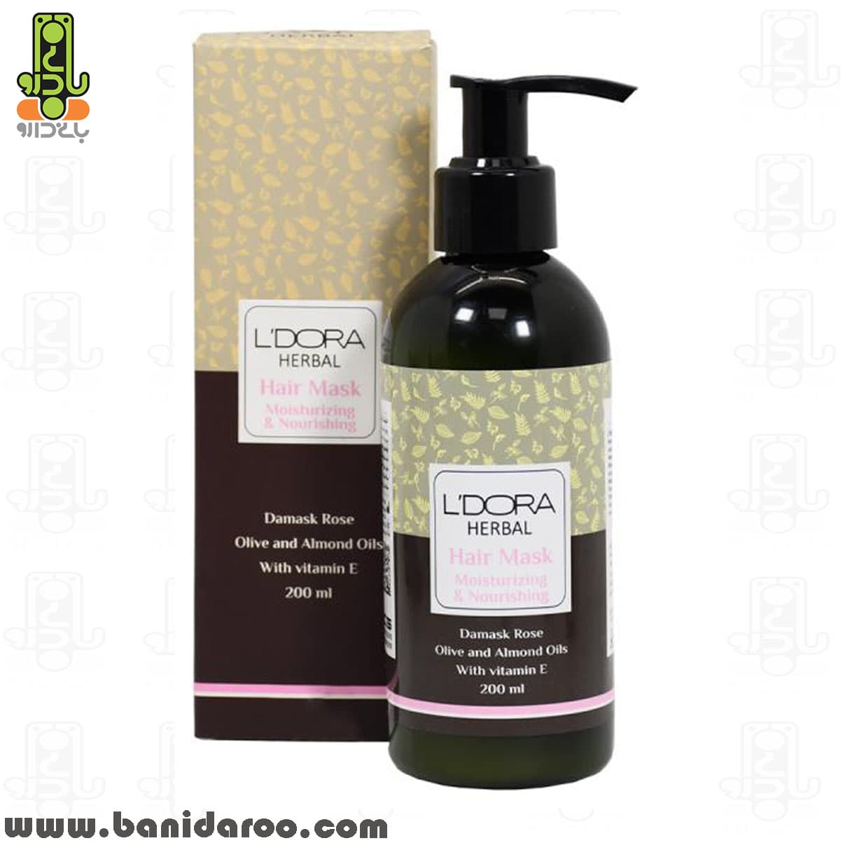 ماسک گیاهی نرم‌کننده و تقویت‌کننده موی سر لدورا هربال 200 میلی لیتری — تصویر ۹