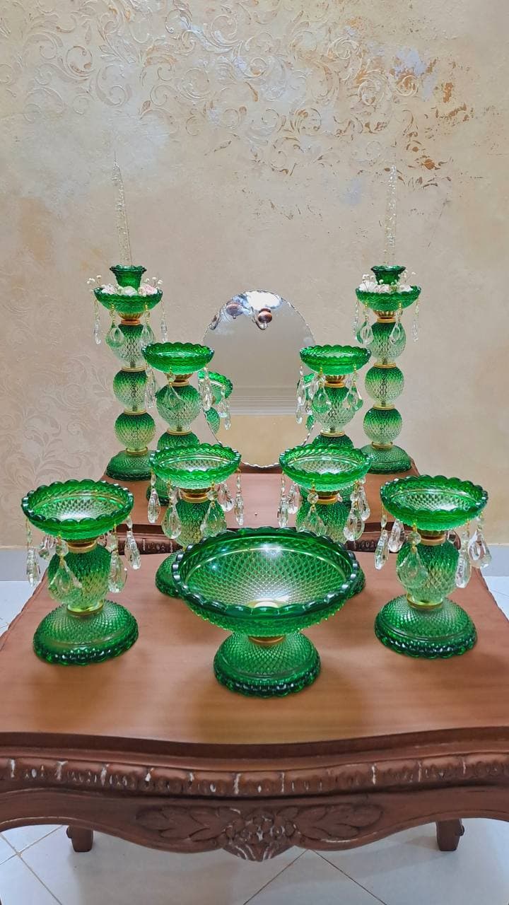 ست هفت سین سبز طرح باکارات فرانسه — تصویر ۲