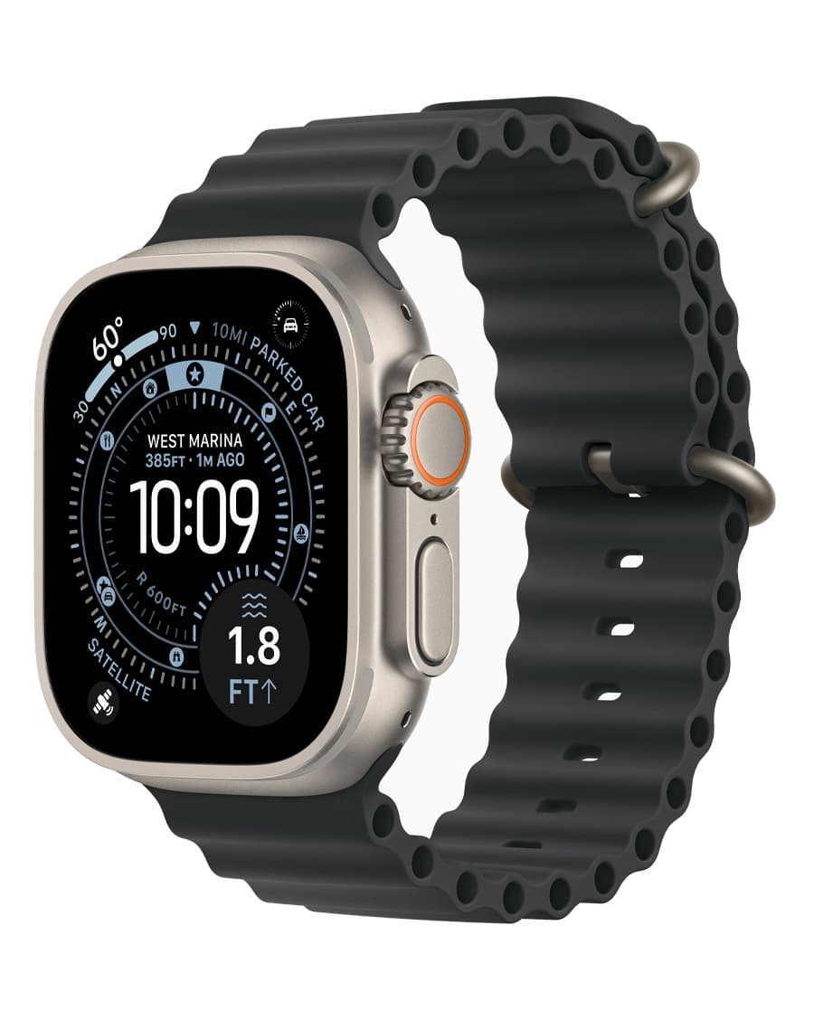 ساعت هوشمند اپل مدل Watch Ultra 3 Natural Titanium 49mm بند Ocean
