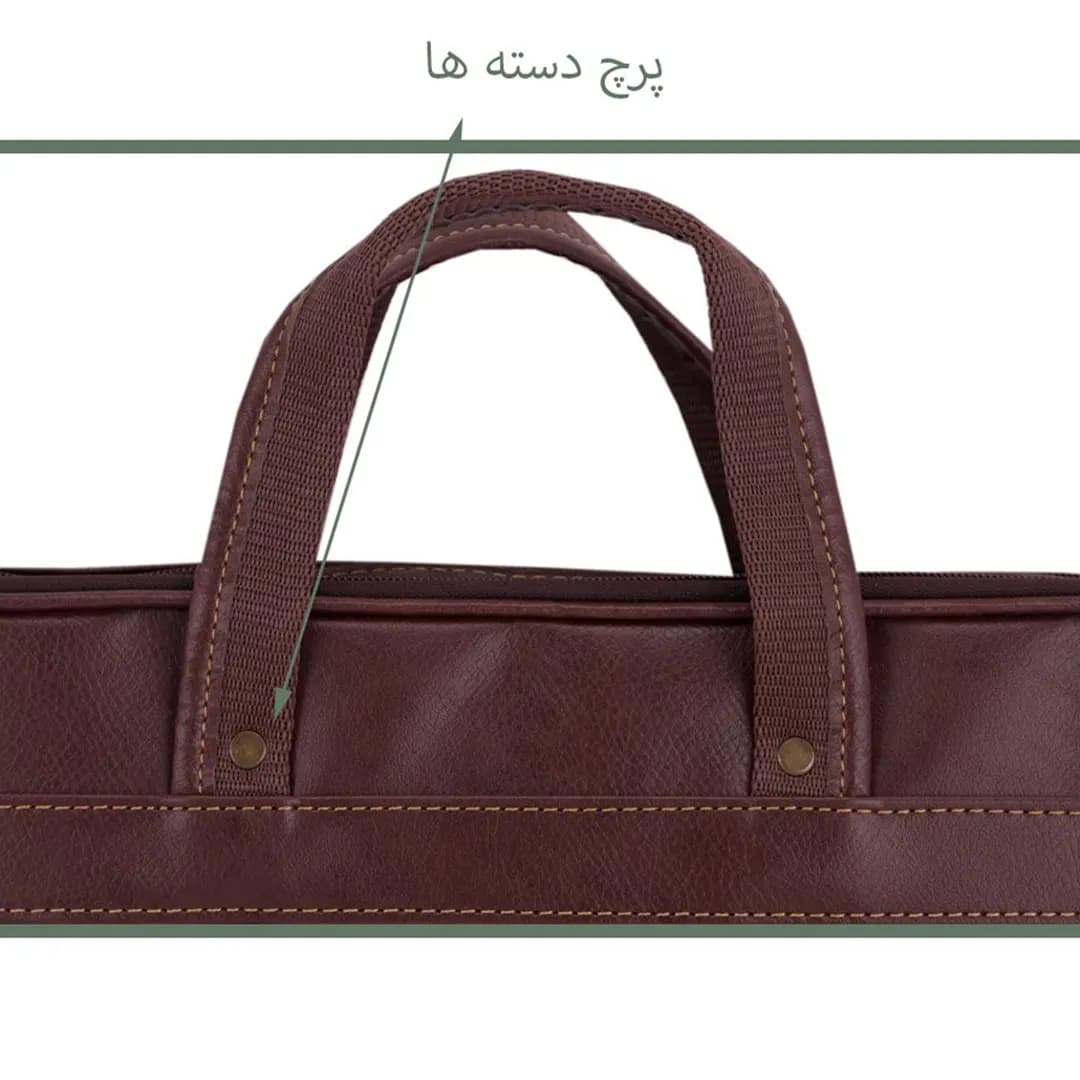 کیف دستی اداری چرمی مدل LM30634 — تصویر ۸