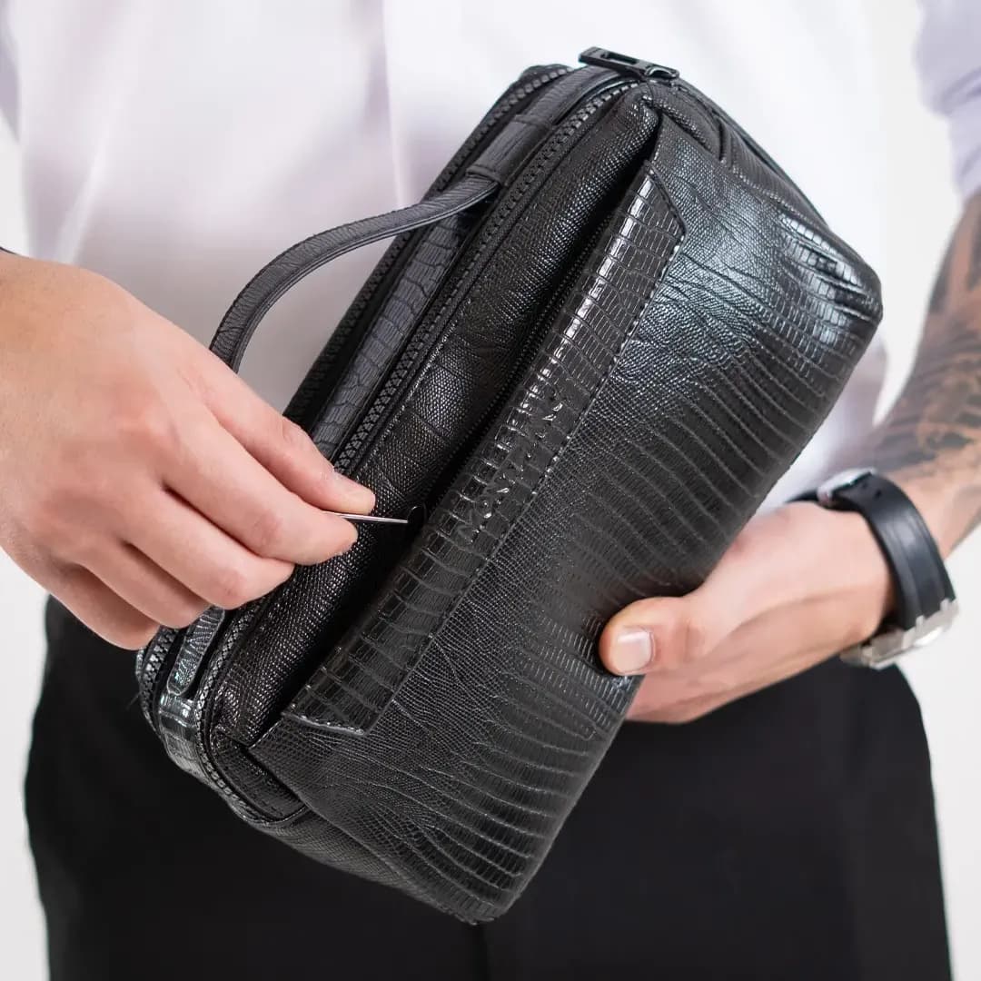 کیف دستی چرمی Mont Blanc مدل MB30474 — تصویر ۷