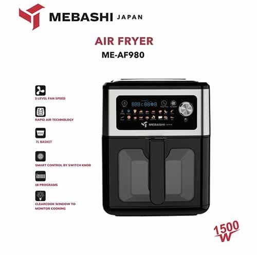 سرخ کن بدون روغن مباشی مدل ME-AF980 — تصویر ۵