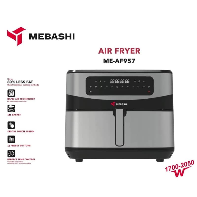 سرخ کن بدون روغن مباشی مدل ME-AF957 — تصویر ۱۲