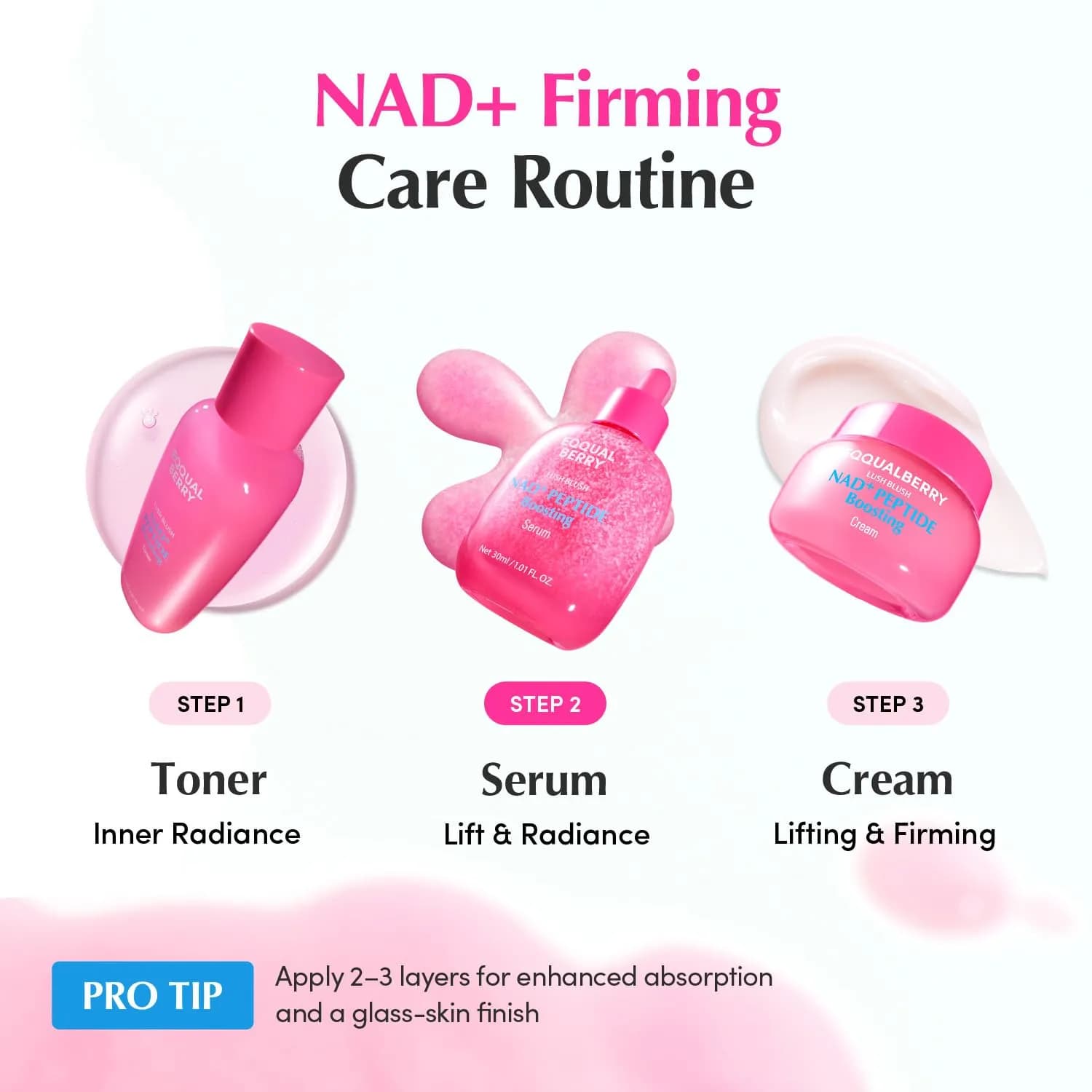 سرم پوست تقویت کننده پپتید NAD+ اکوال بری ۳۰ میلی‌لیتر — تصویر ۱۱