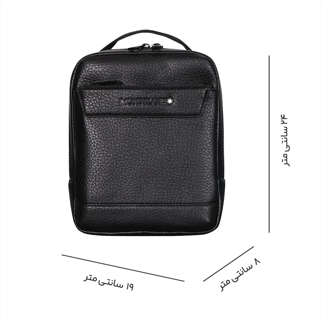 کیف رودوشی چرمی Mont Blanc مدل MB30467 سایز بزرگ — تصویر ۷