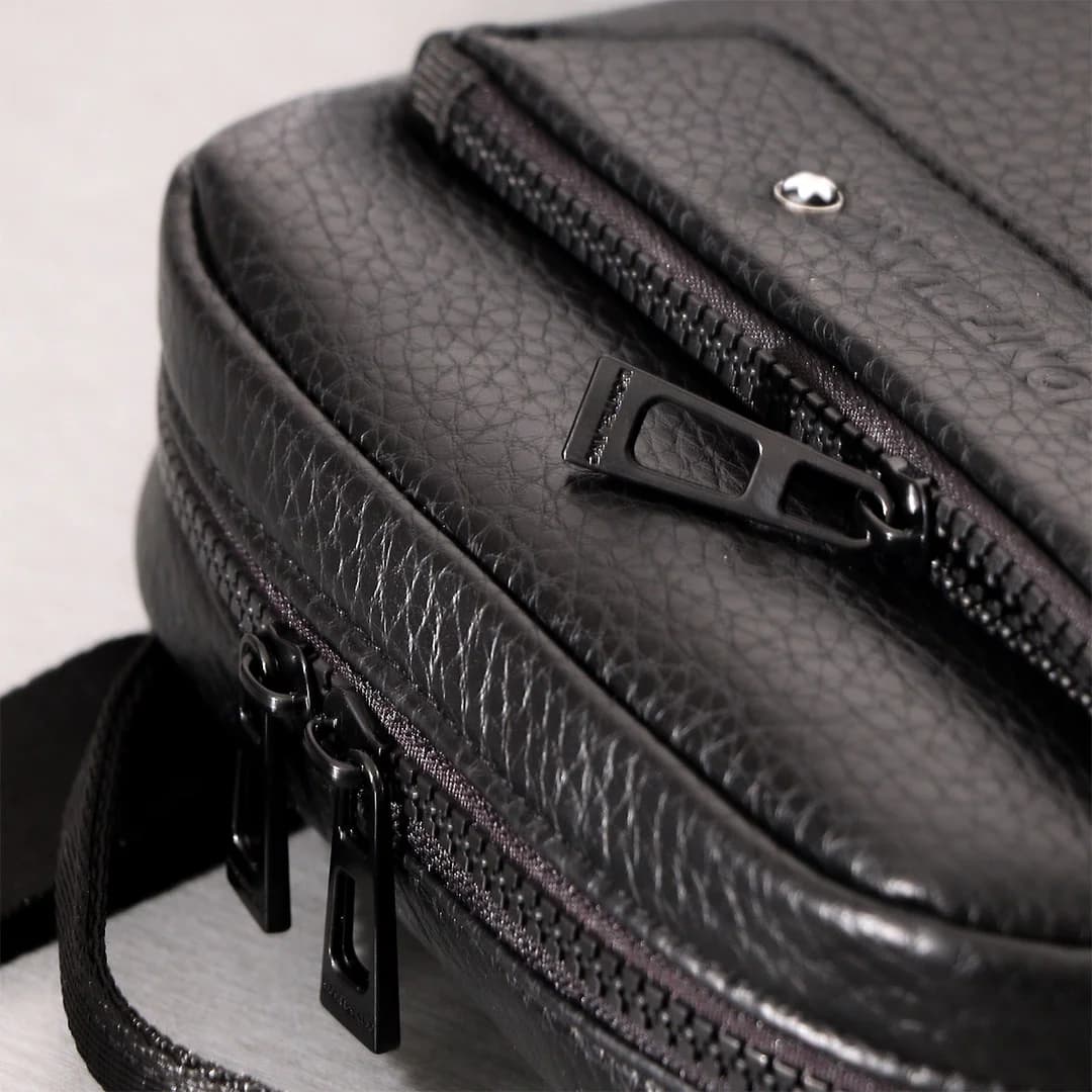 کیف رودوشی چرمی Mont Blanc مدل MB30465 سایز بزرگ — تصویر ۳