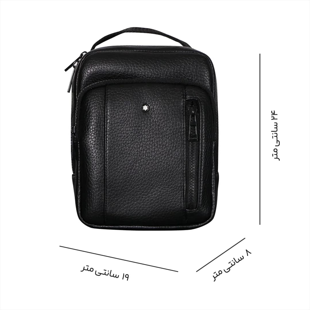 کیف رودوشی چرمی Mont Blanc مدل MB30465 سایز بزرگ — تصویر ۷