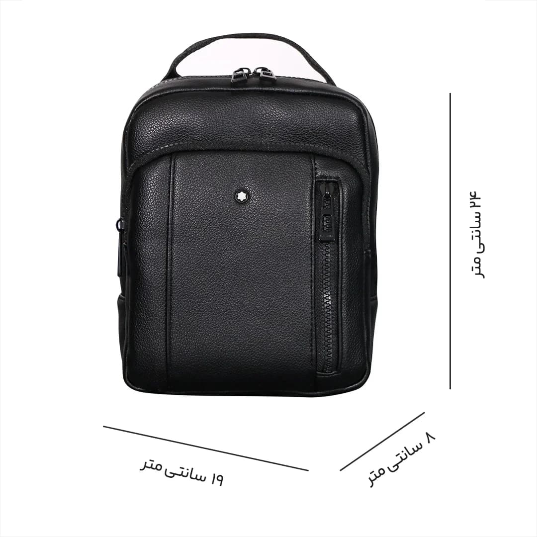 کیف رودوشی چرمی Mont Blanc مدل MB30464 سایز بزرگ — تصویر ۷