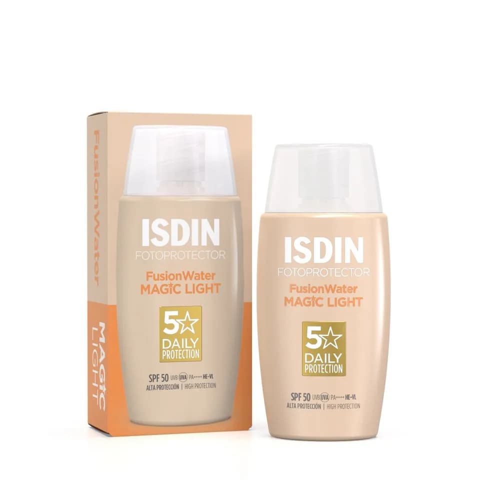 کرم ضد آفتاب فیوژن واتر مجیک SPF 50 Light ایزدین ۵۰ میلیلیتر — تصویر ۱۰