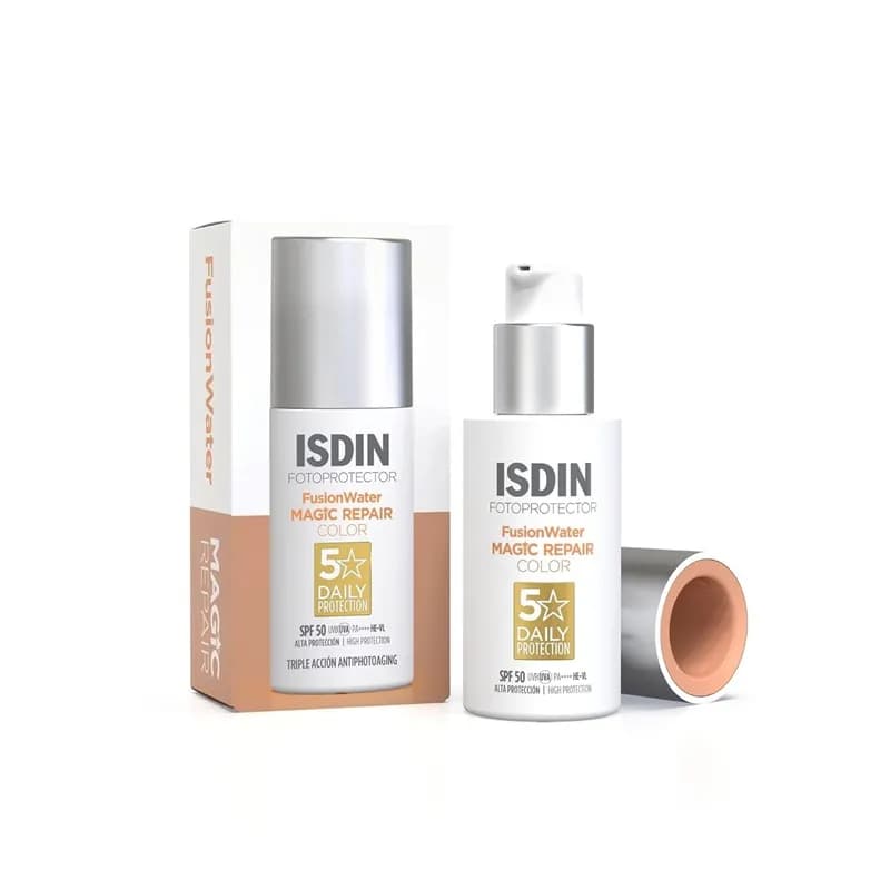 کرم ضد آفتاب ترمیم کننده ایج ریپر SPF 50 رنگی ایزدین 50 میلی‌لیتر — تصویر ۲