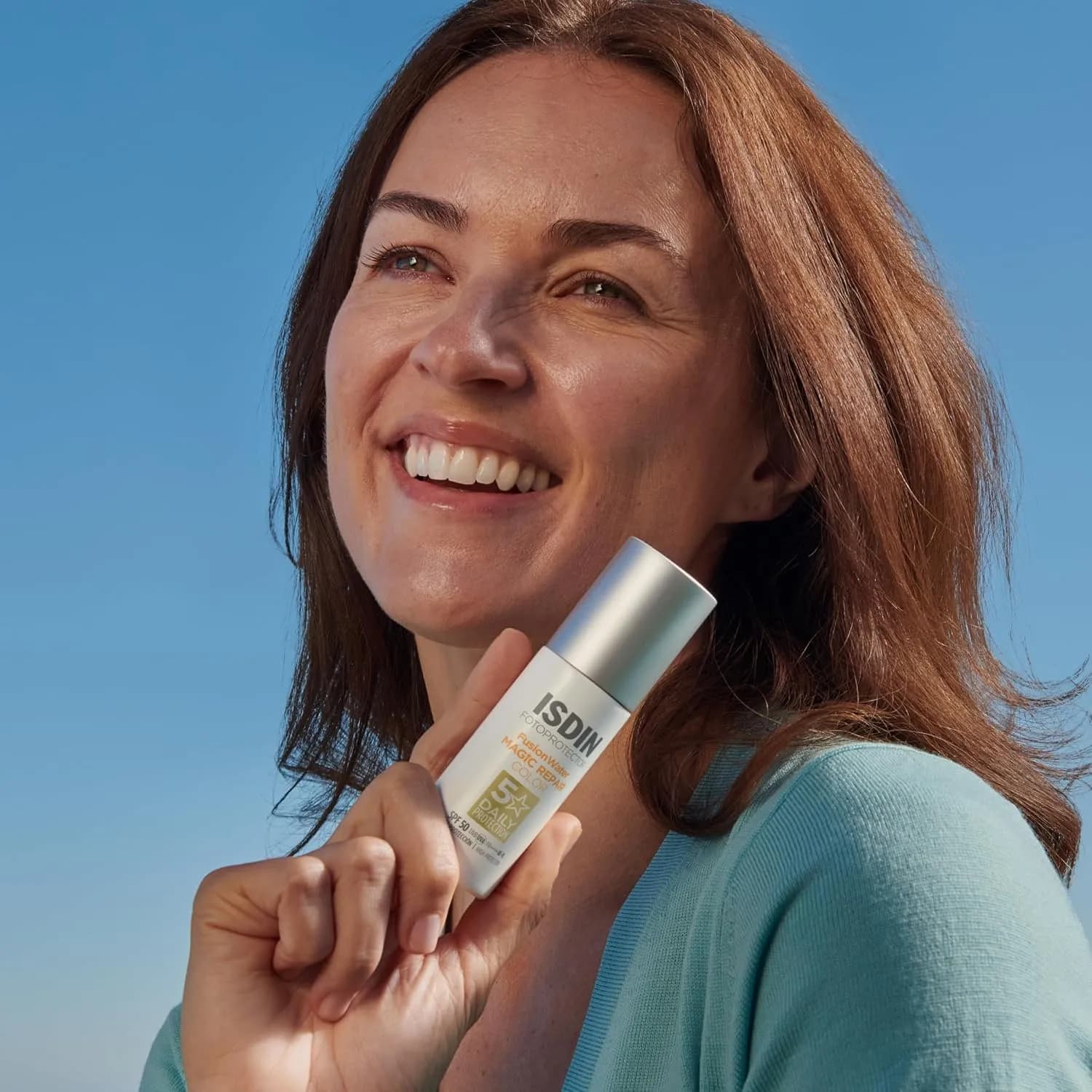 کرم ضد آفتاب ترمیم کننده ایج ریپر SPF 50 رنگی ایزدین 50 میلی‌لیتر — تصویر ۶