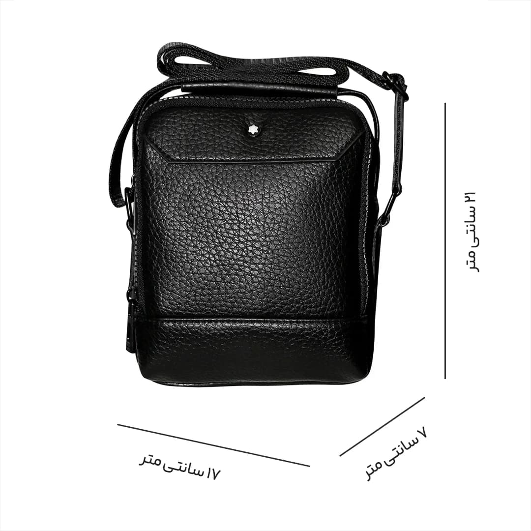 کیف رودوشی چرمی Mont Blanc مدل MB30463 سایز متوسط — تصویر ۸