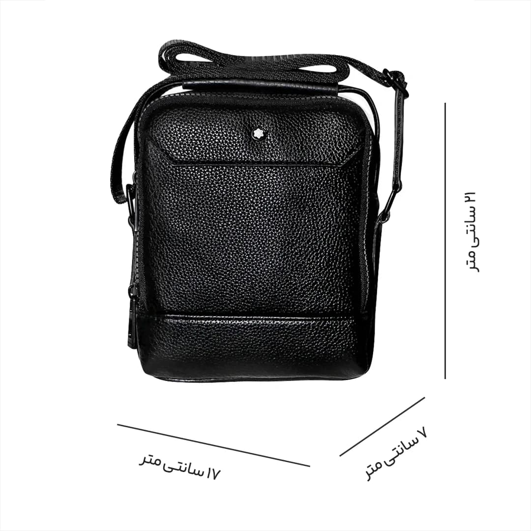 کیف رودوشی چرمی Mont Blanc مدل MB30462 سایز متوسط — تصویر ۸