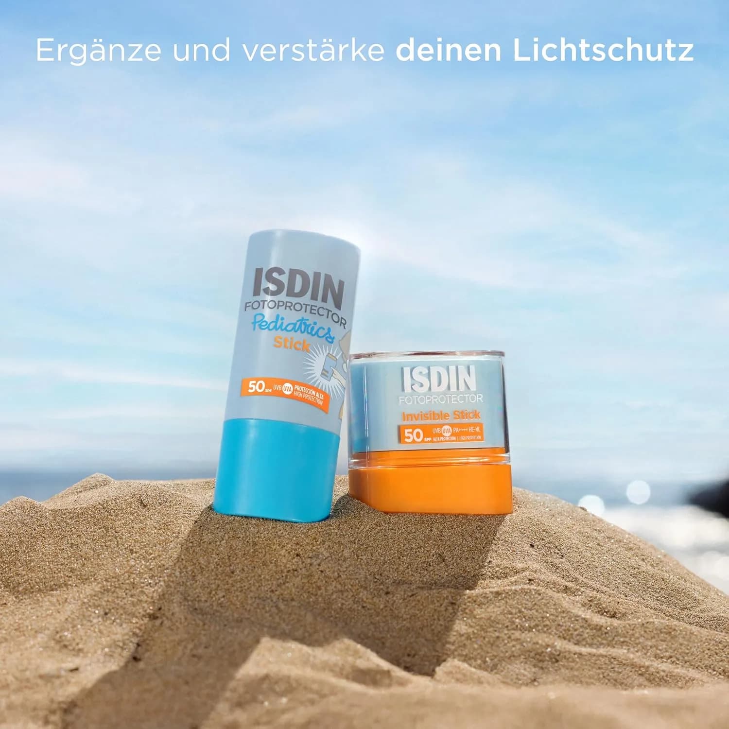 استیک ضد آفتاب اینویزیبل SPF 50 بی رنگ ایزدین ۱۰ گرم — تصویر ۶