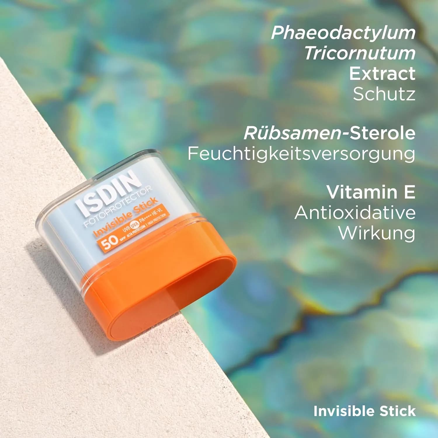 استیک ضد آفتاب اینویزیبل SPF 50 بی رنگ ایزدین ۱۰ گرم — تصویر ۷