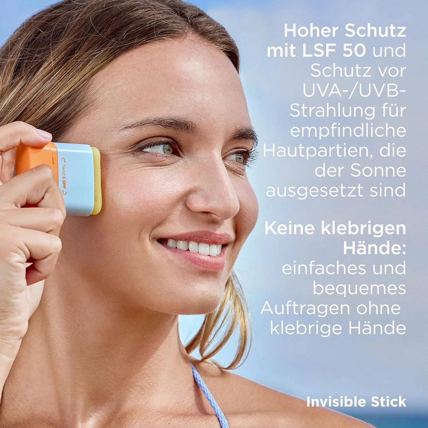 استیک ضد آفتاب اینویزیبل SPF 50 بی رنگ ایزدین ۱۰ گرم — تصویر ۸