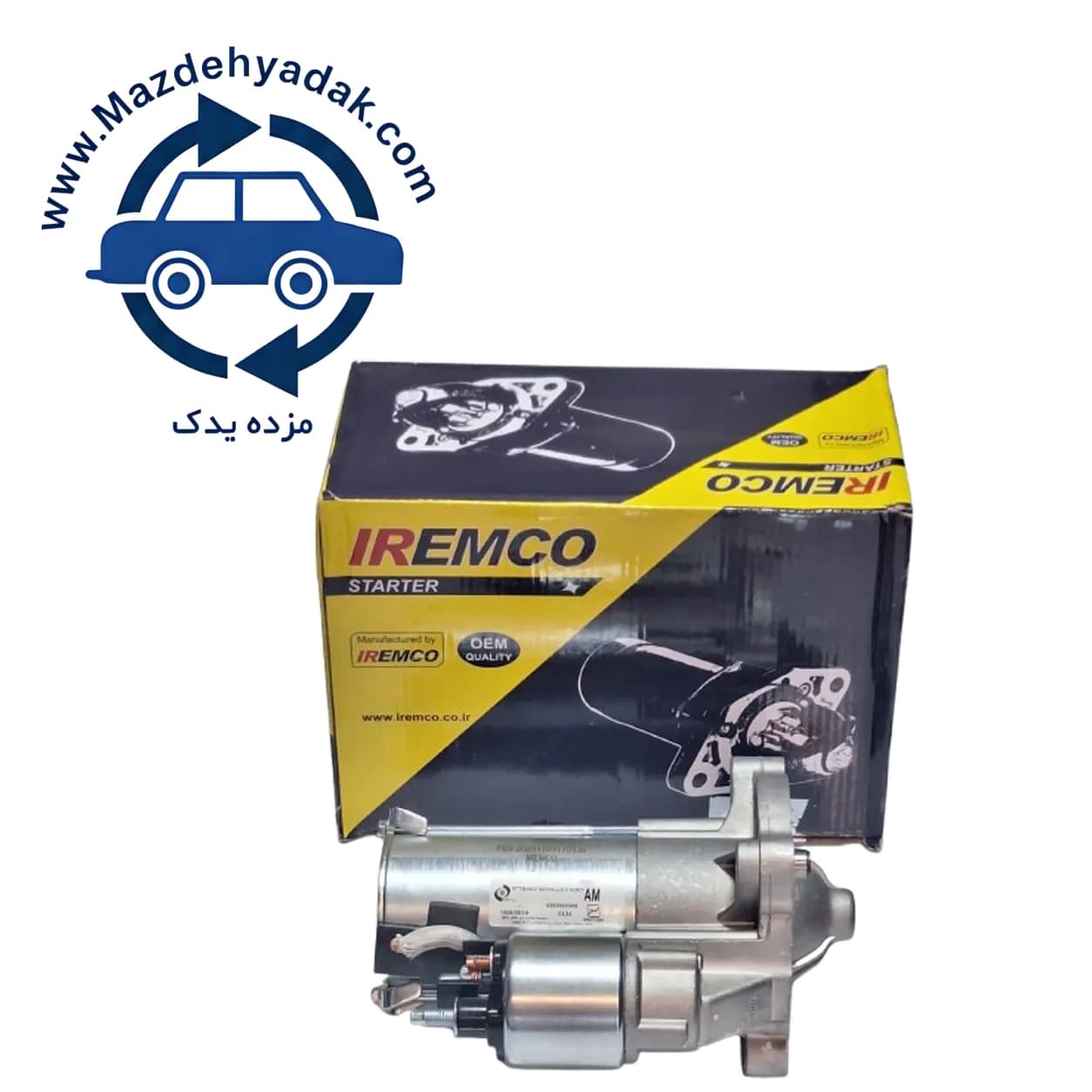استارت پژو 206 چهار برند امکو اصل emco