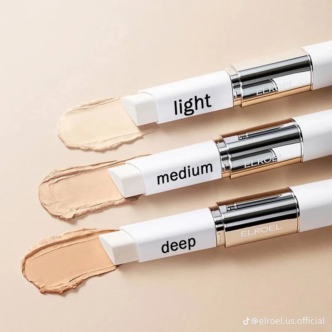کرم پودر استیکی کالر چنجینگ وی وایت رنگ MEDIUM الرو ال 12 گرم — تصویر ۳