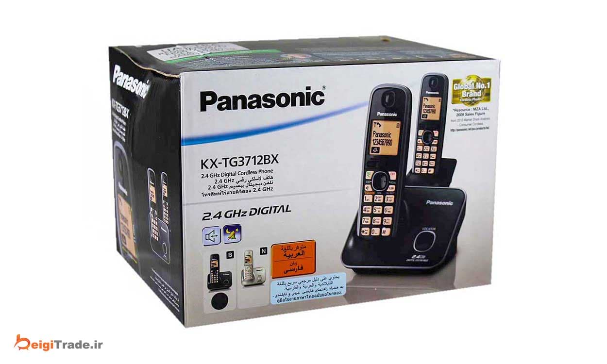 تلفن بی سیم پاناسونیک مدل KX-TG3712 — تصویر ۵