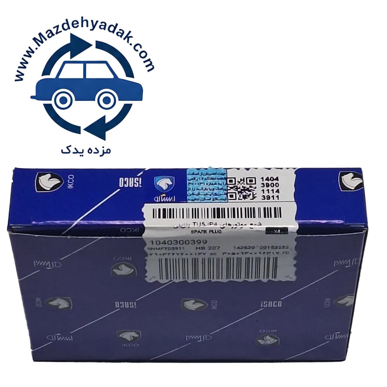 شمع ایساکو K6RTM3 کد 1040300399 بسته 4 عددی