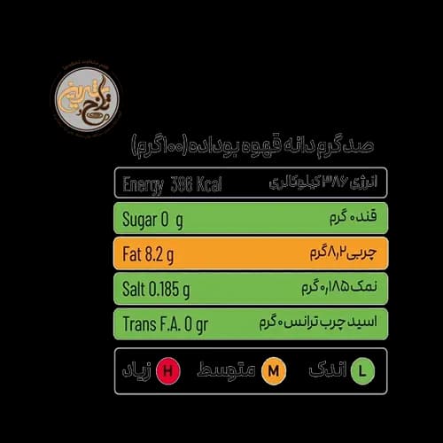 دانه قهوه اسپرسو دوراتو لمباردی ۲۰-۸۰ (۵۰۰ گرمی) — تصویر ۷
