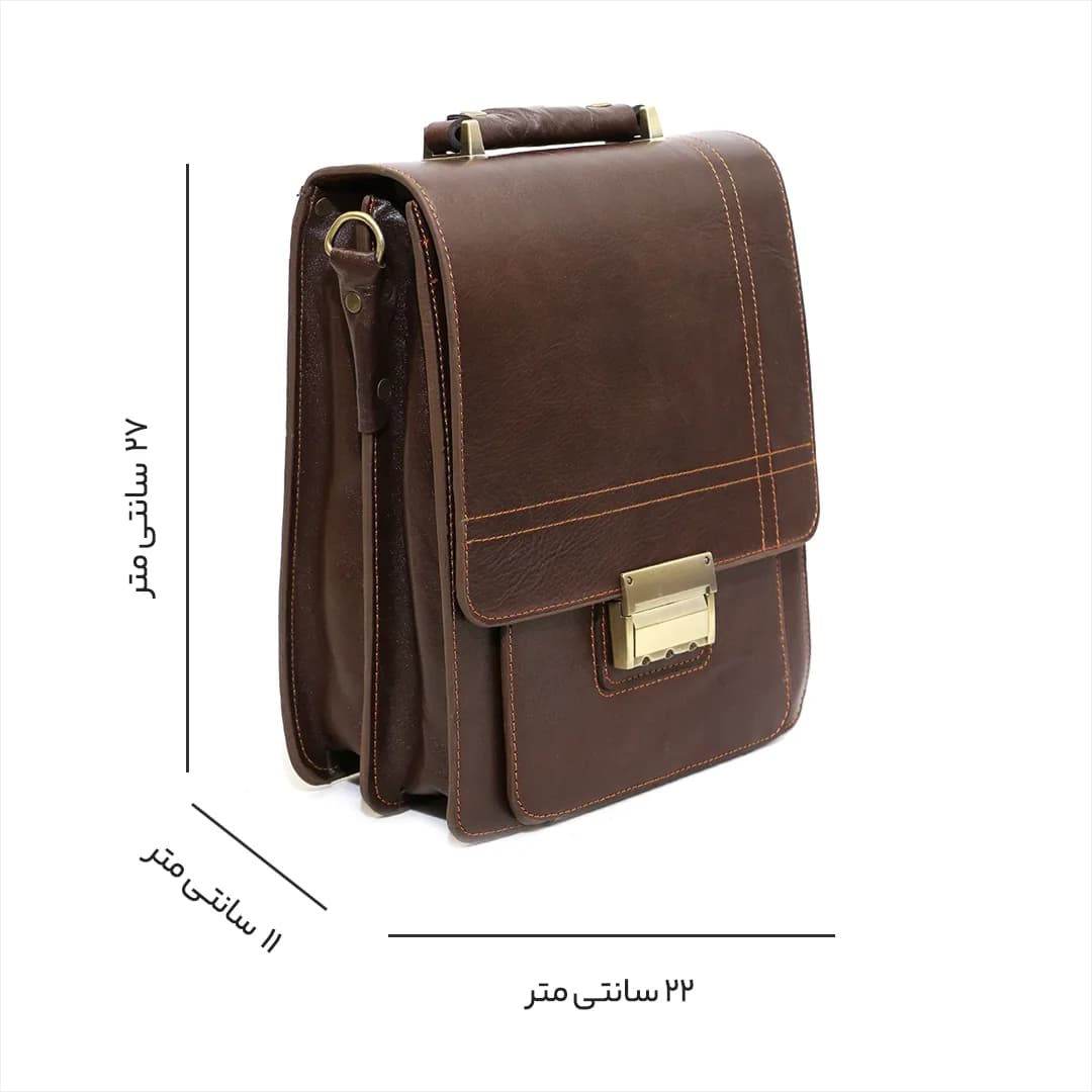 کیف رودوشی چرمی مدل LB562-L سایز بزرگ — تصویر ۴